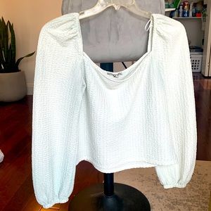 Flowy pretty peasant top